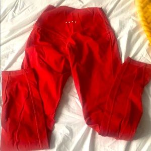 Acta Flux Leggings Cardinal Red XS new